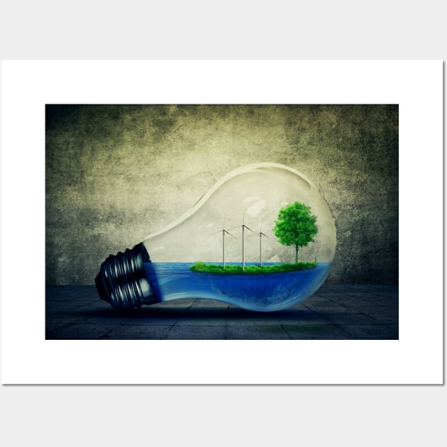 Eco Energy concept Wall Art by psychoshadow